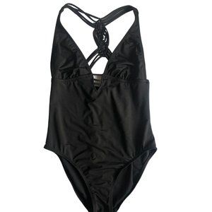 White House Black Market Black Classy One Piece Size Small Swim Suit